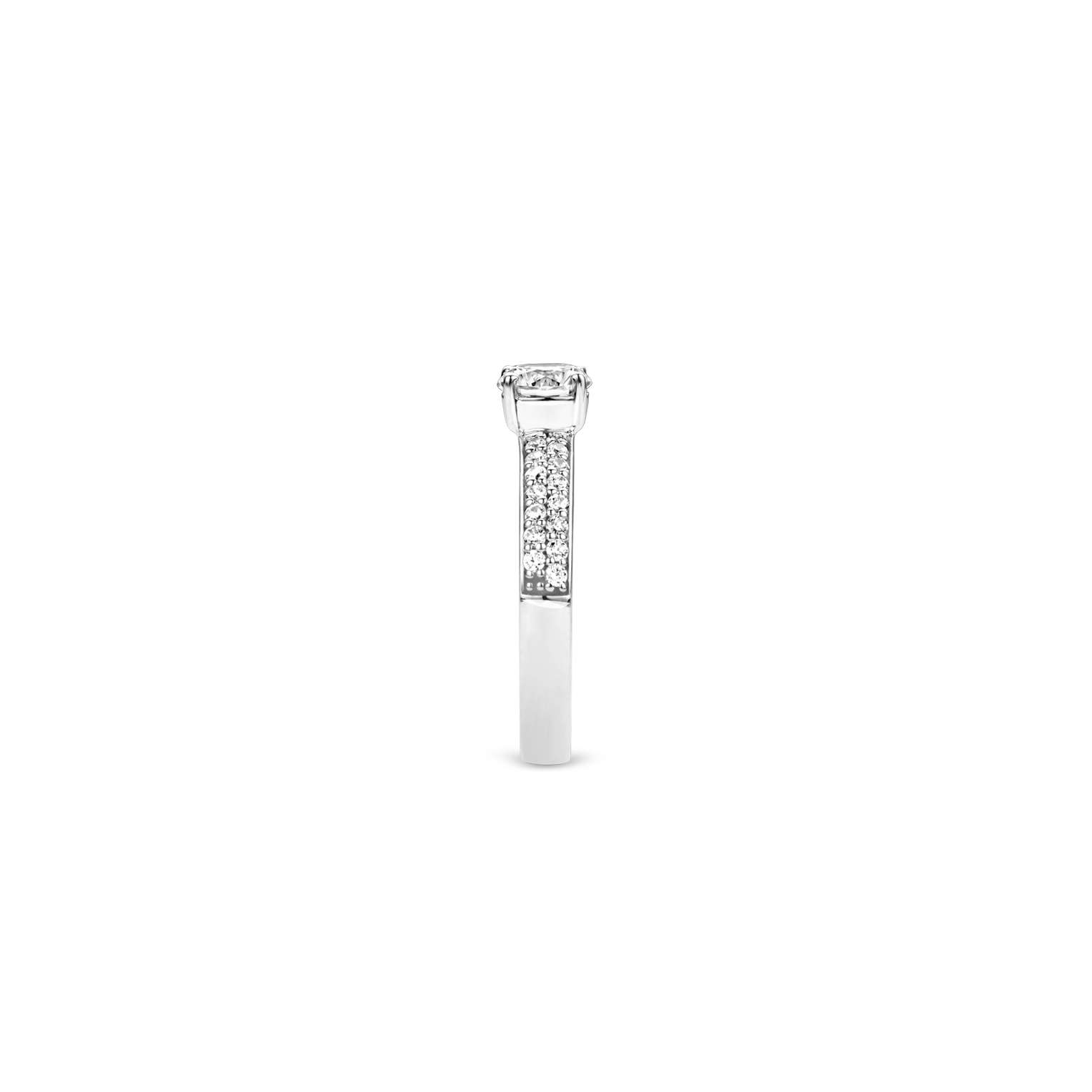 Tisento ring zilver zirkonia maat 54 - Afbeelding 2
