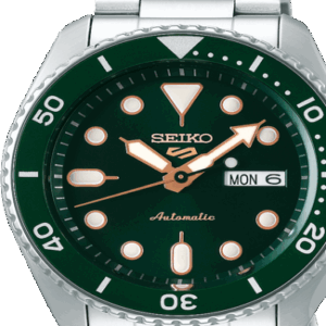 Seiko herenhorloge 5-serie staal groen