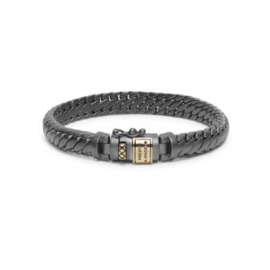 Buddha armband Ben xs bracelet black rhodium zilver/goud
