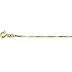 Collier gourmette 50cm 1.4mm 14kt