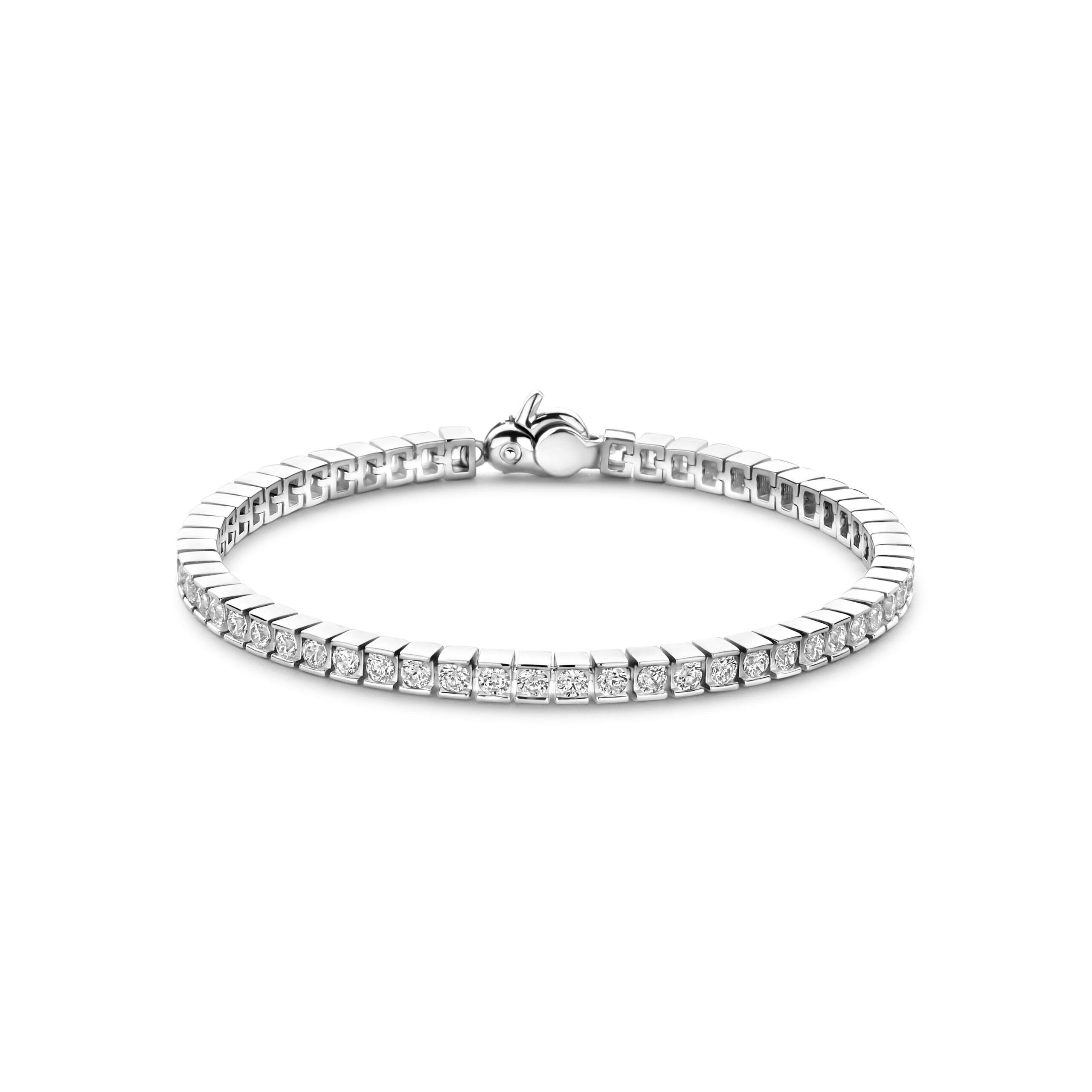 Tisento zilver tennisarmband zirkonia