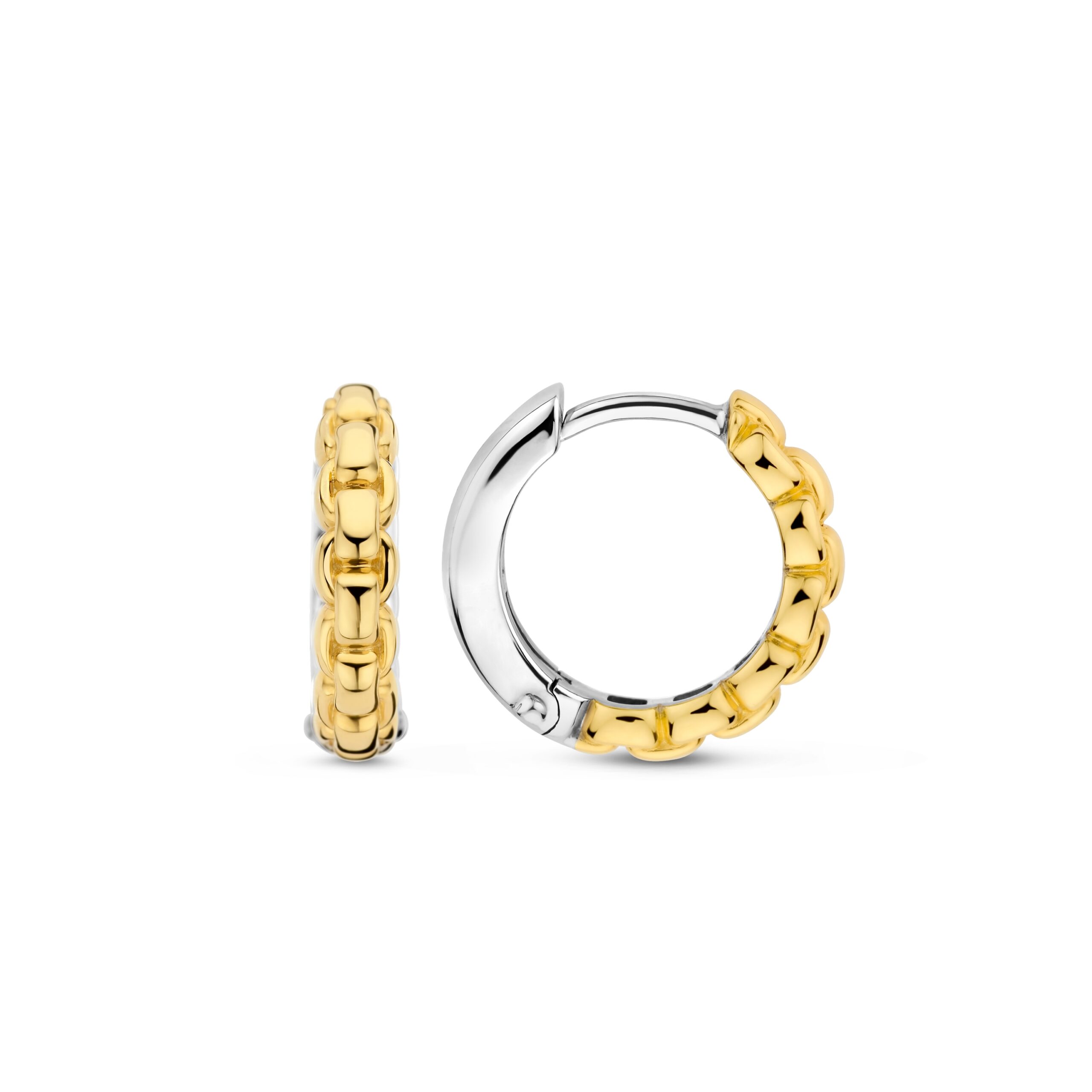 Tisento zilver verguld oorringen - Afbeelding 3