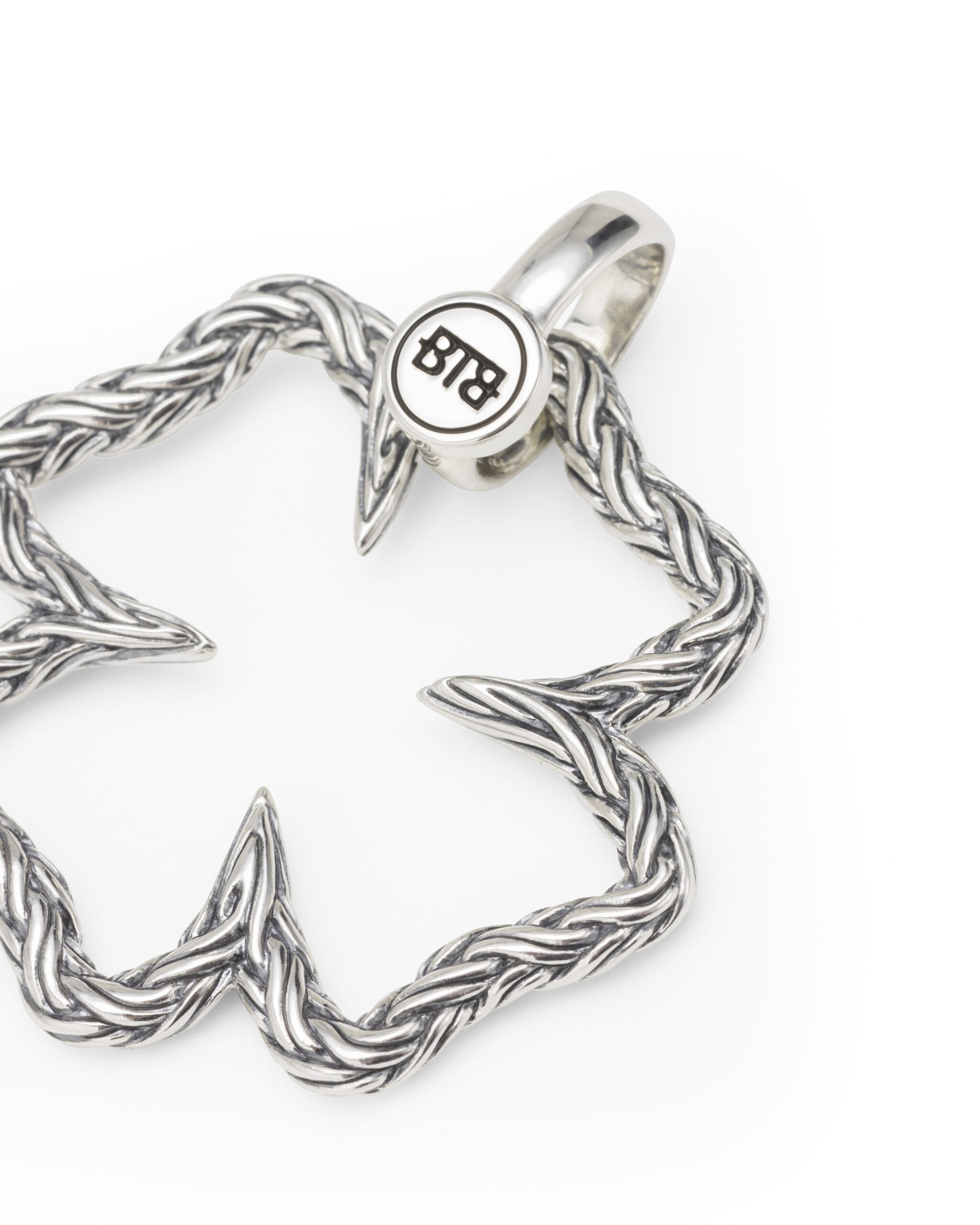 Buddha to Buddha Katja mini clover pendant goud op zilver - Afbeelding 3
