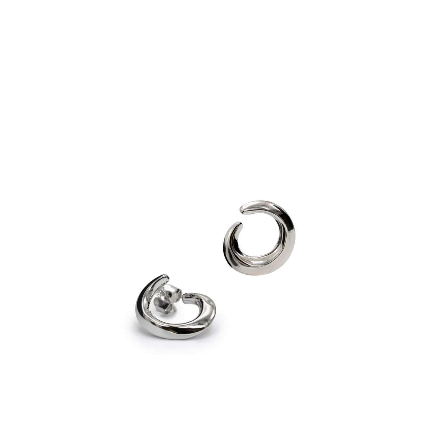 19134-A Line Argent zilver oorknoppen