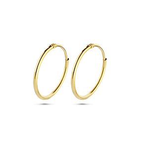 gouden oorringen 17mm