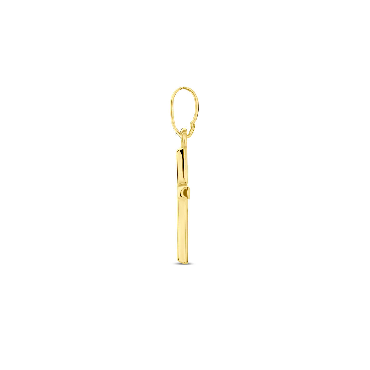 Geelgouden hanger kruis 22mm - Afbeelding 3