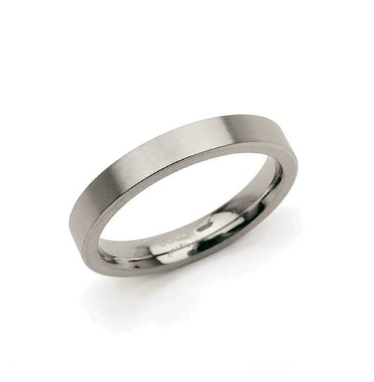 Boccia ring titanium maat 62