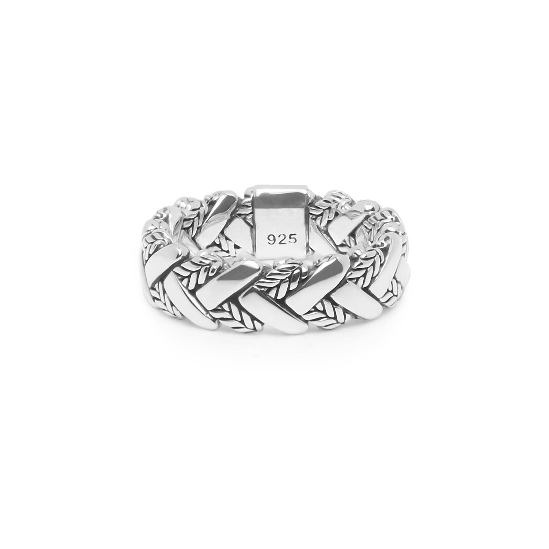 Buddha to Buddha George texture ring silver - Afbeelding 2