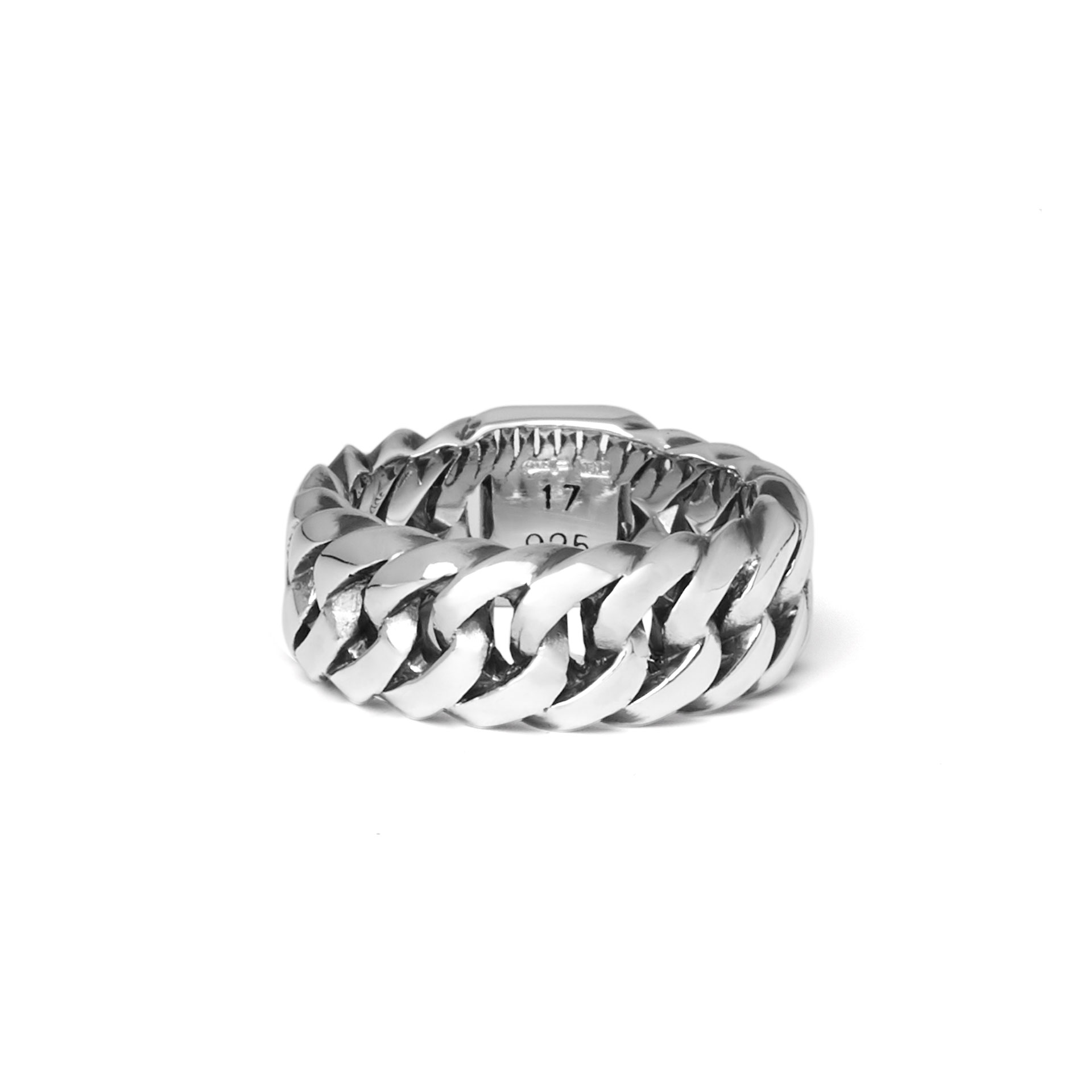 Buddha to Buddha Chain Small Ring Zilver maat 18 - Afbeelding 2