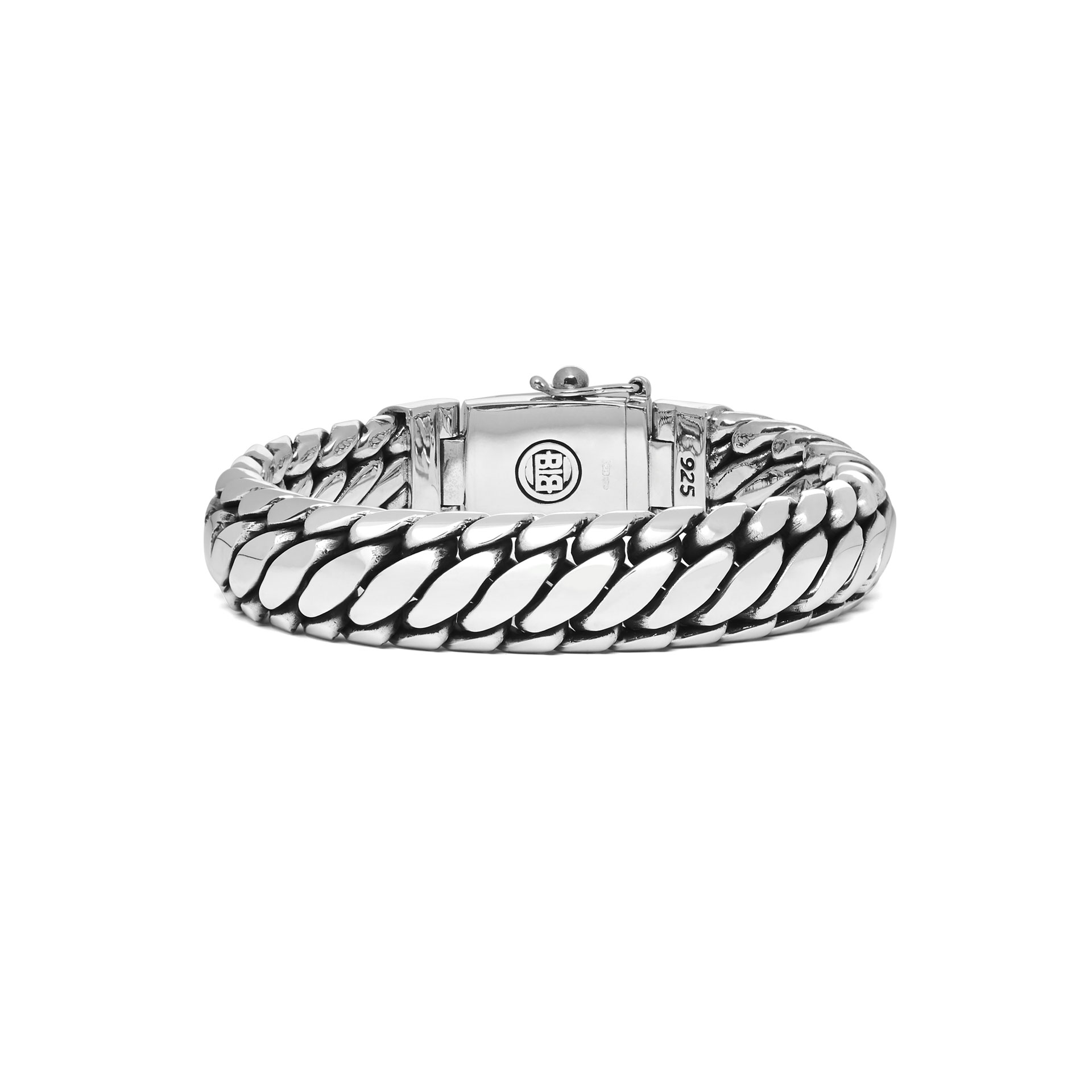 Buddha to Buddha armband Ben Medium zilver maat E - Afbeelding 3