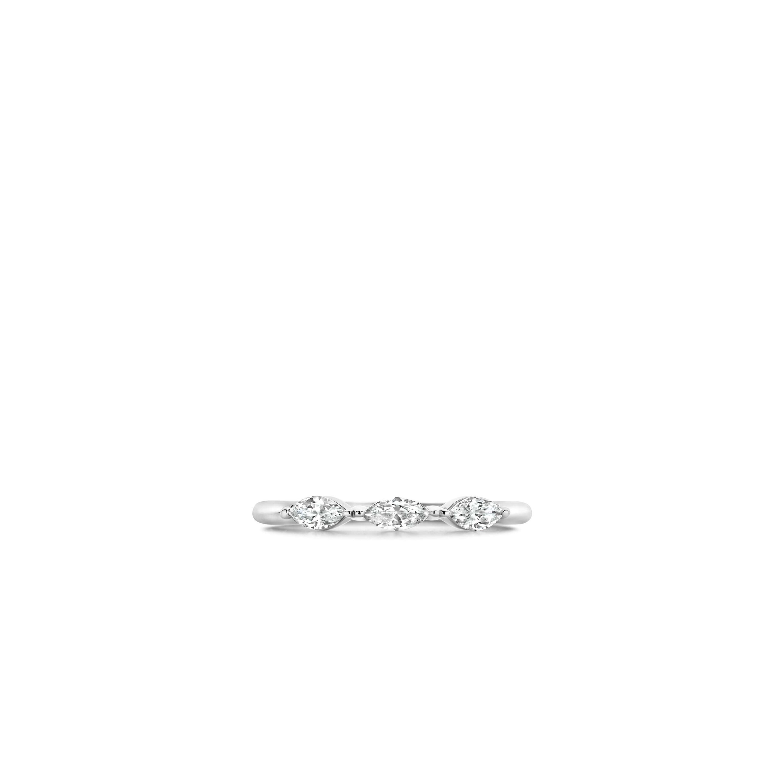 Tisento zilveren ring zirkonia maat 54 - Afbeelding 3