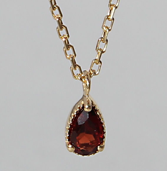 Campur goud op zilver collier Granaat - Afbeelding 2