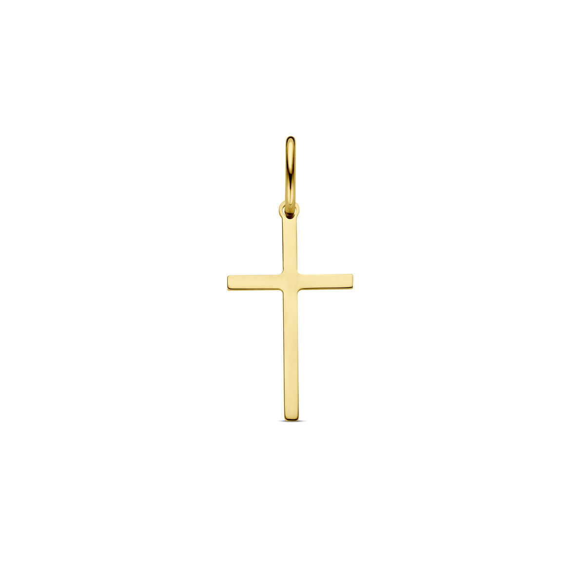 Geelgouden hanger kruis