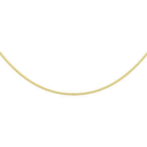Geelgouden collier gourmette 42 cm 1.2mm