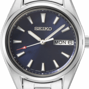 Seiko dameshorloge staal blauw