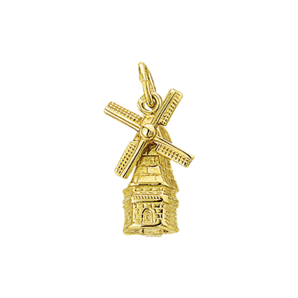 Geelgouden hanger molen