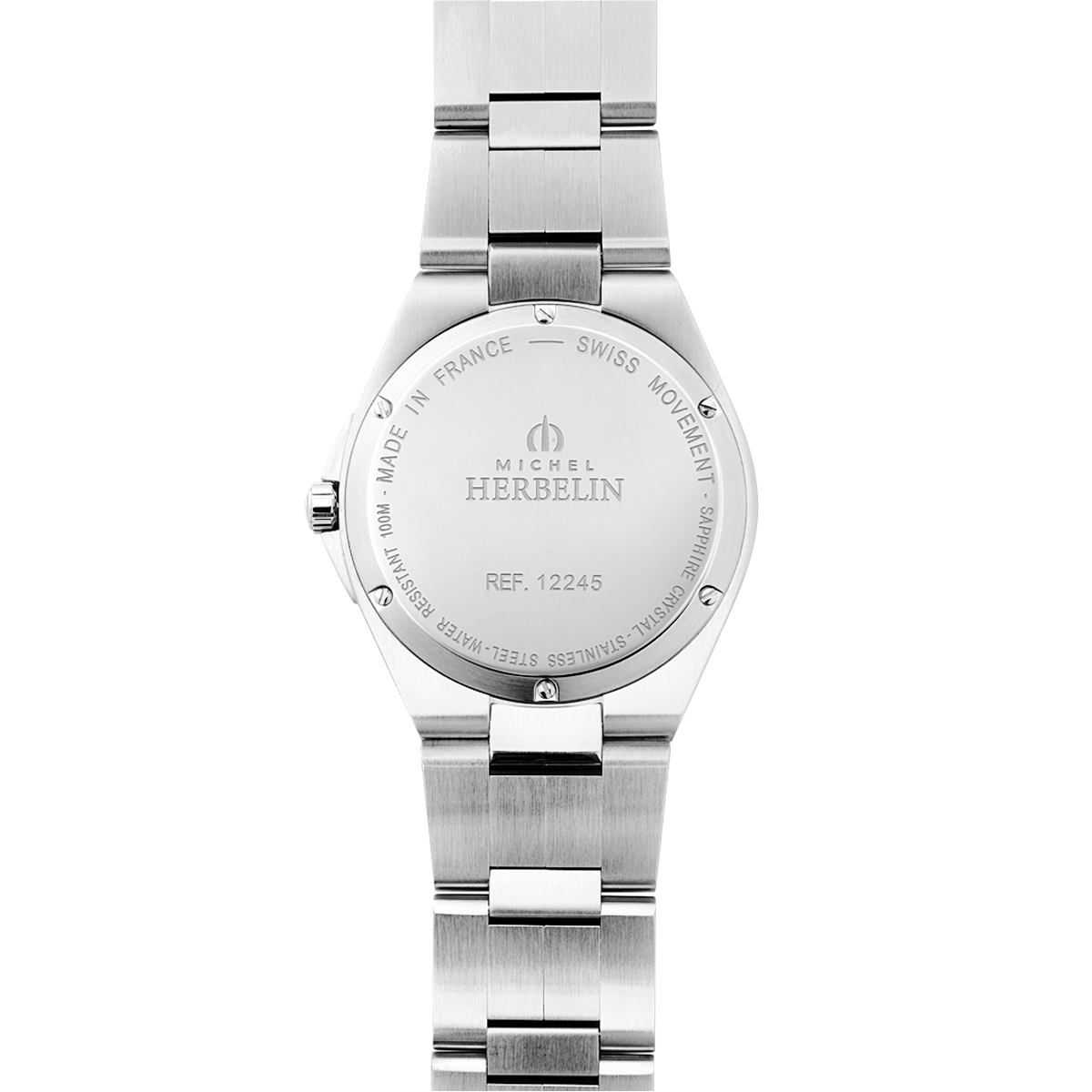 Herbelin Herenhorloge staal donkerblauw - Afbeelding 2