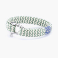 Pig & Hen Gorgeous George cream/green staal M/L