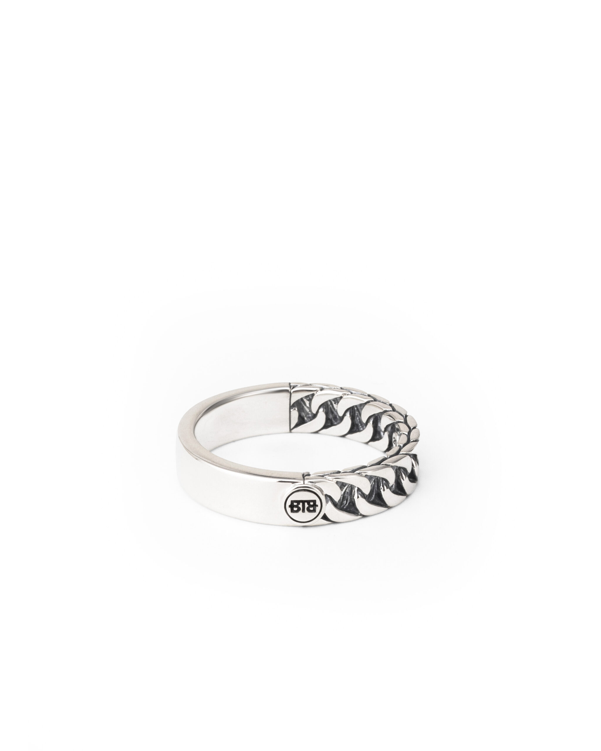 338 20 - Buddha to Buddha Esther small dual Ring Silver