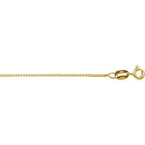 Collier venetiaans 50cm 0,6mm 14krt