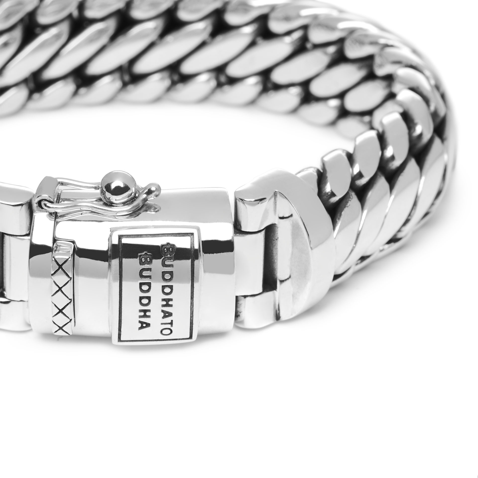 Buddha to Buddha armband Ben Medium zilver maat E - Afbeelding 2
