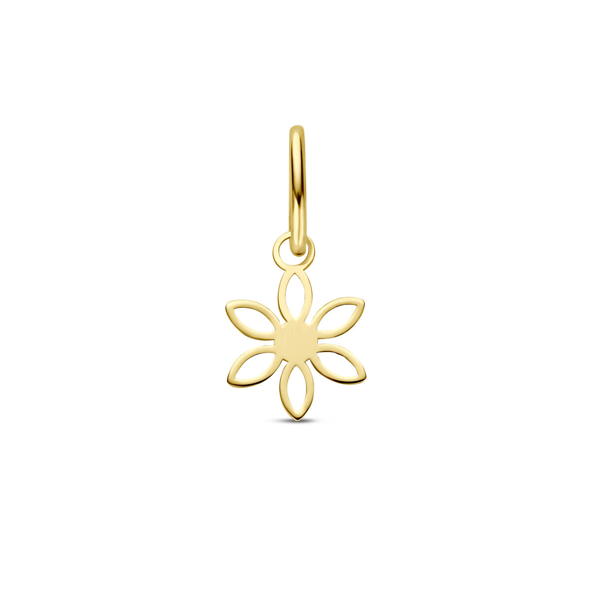 Geelgouden hanger hart - Afbeelding 2