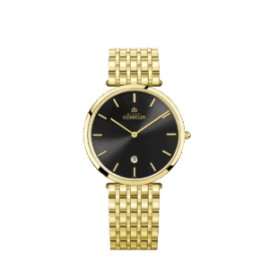Herbelin herenhorloge double zwarte wijzerplaat