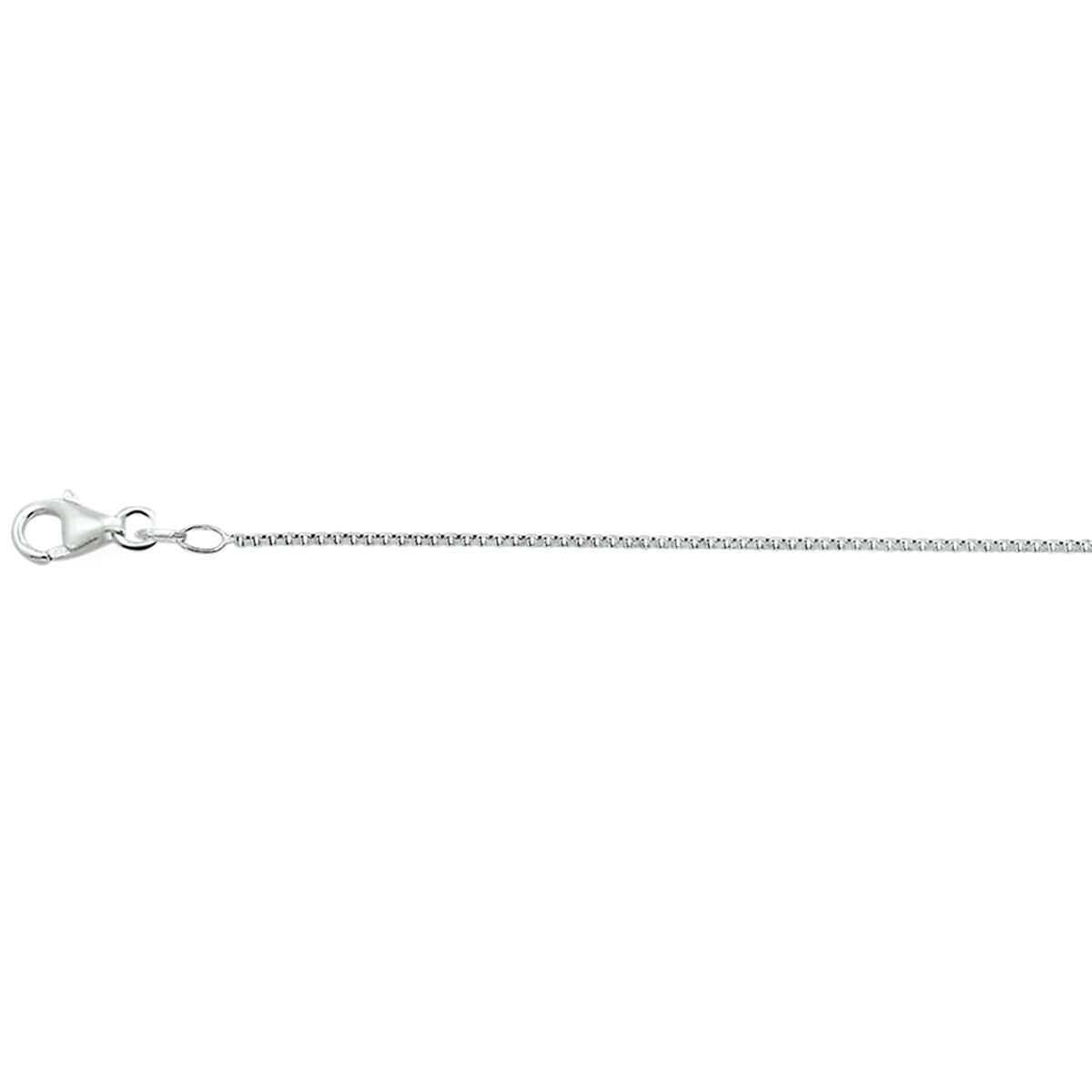 Witgouden collier venetiaans 60 cm 1,1mm