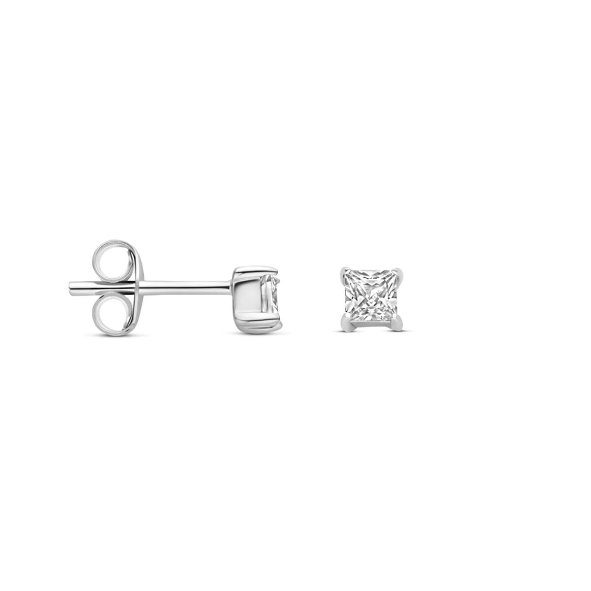 Oorknoppen zirkonia prinses 3.5mm - Afbeelding 3