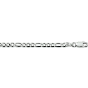 Zilveren collier figraro 45cm 3,25mm