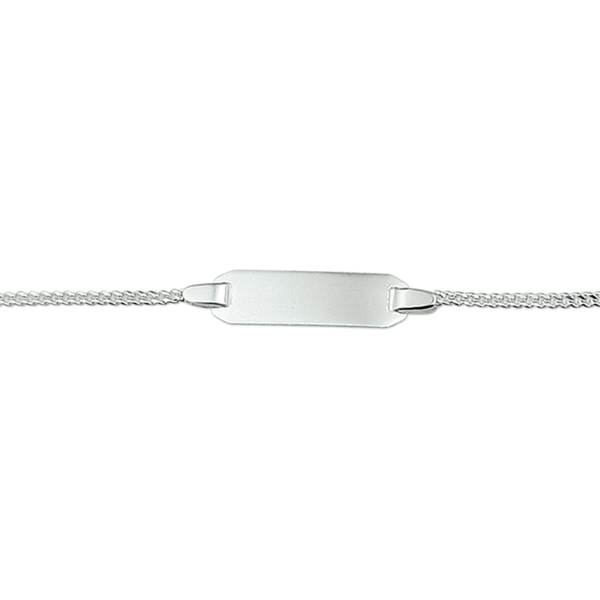 zilveren graveerarmband gourmette 11-13 cm