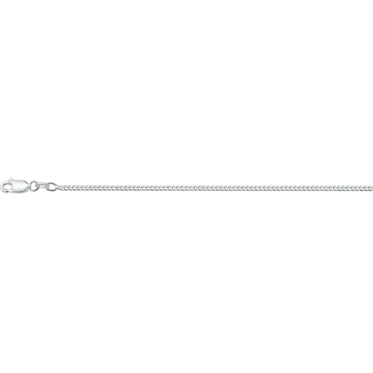 Zilveren collier gourmet 50cm 2.1mm - Afbeelding 2