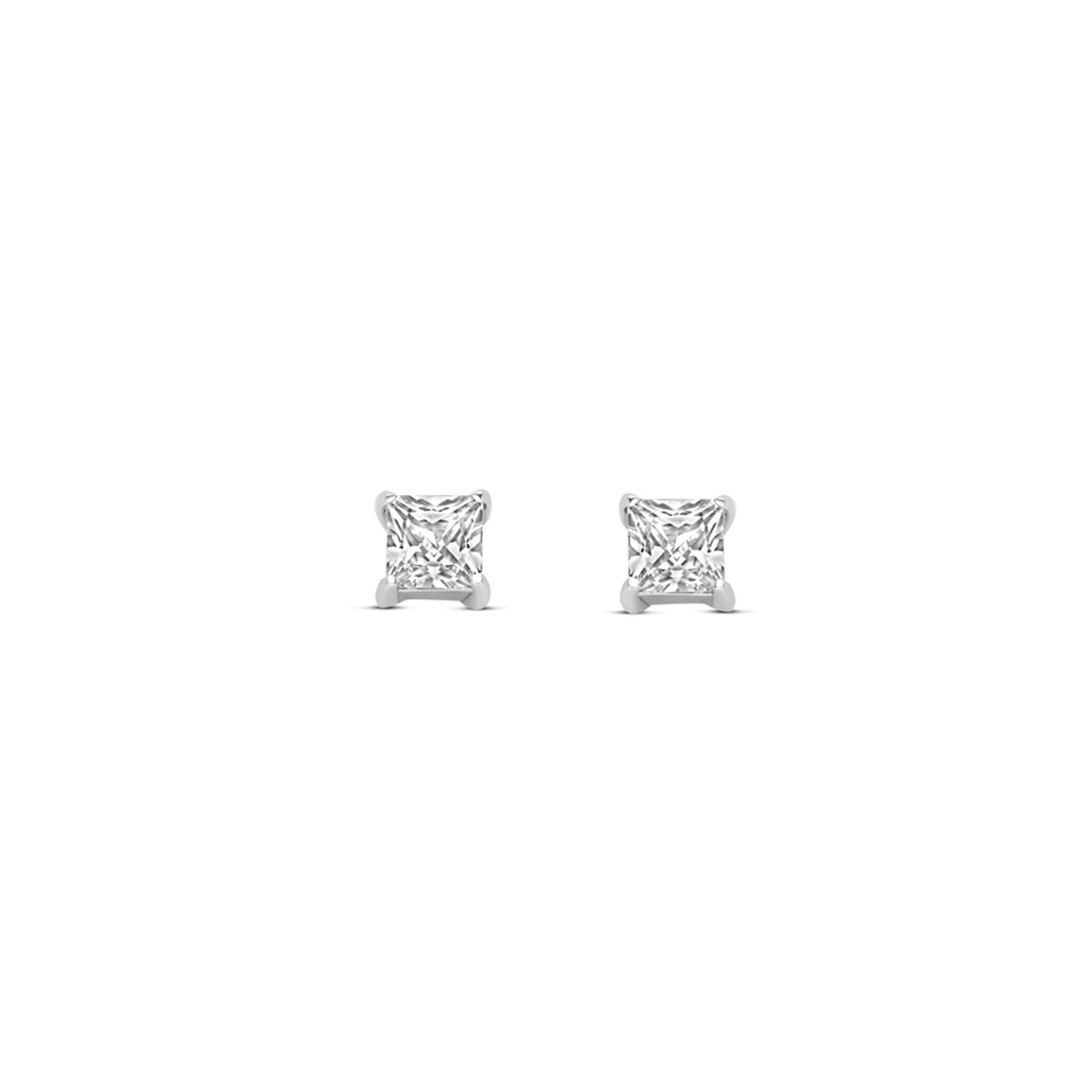 Oorknoppen zirkonia prinses 3.5mm