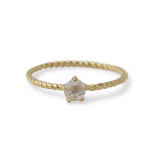Campur goud op zilver ring maansteen maat 52