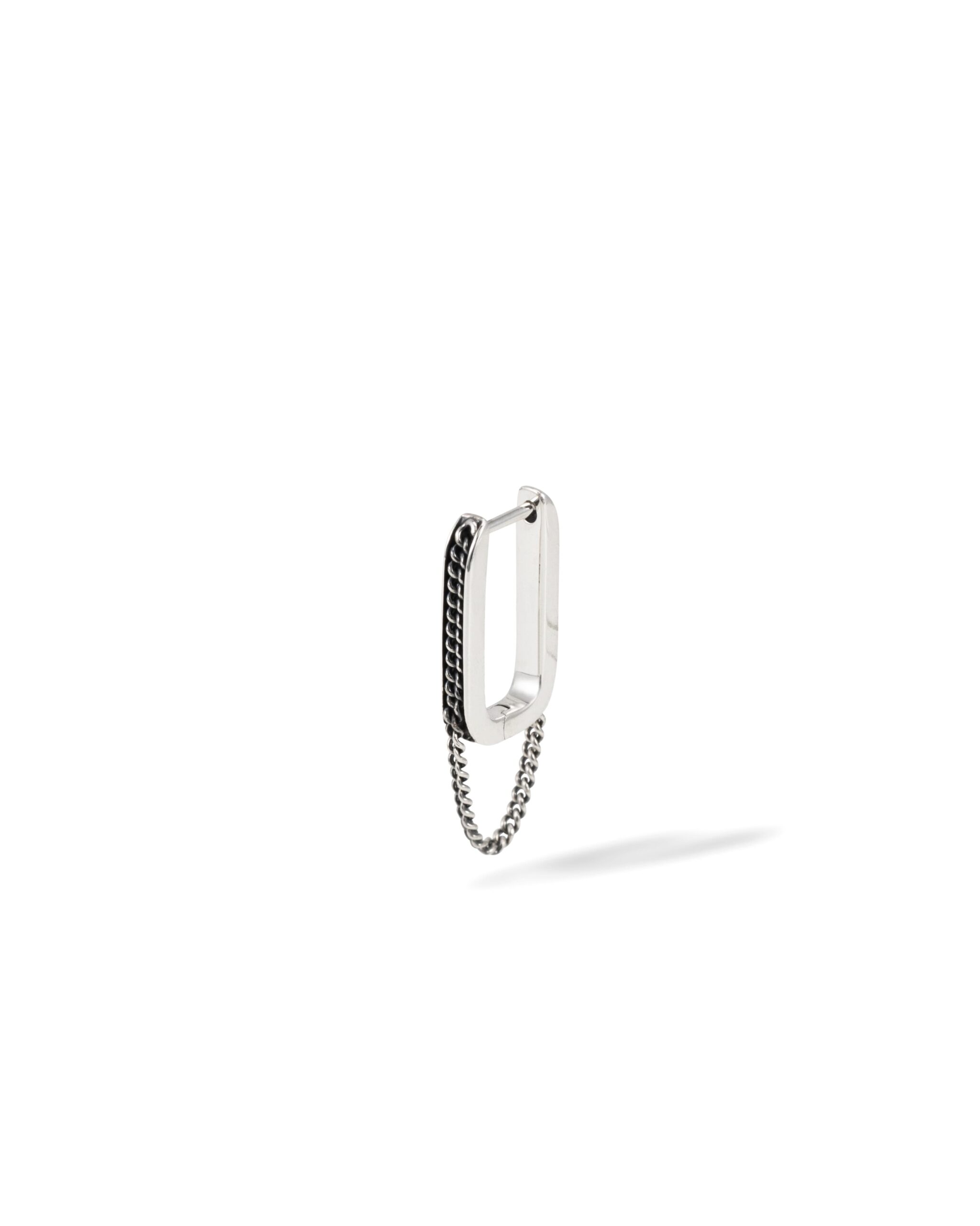 Buddha to Buddha Essential Hoop Chainlink Zilver Single Piece