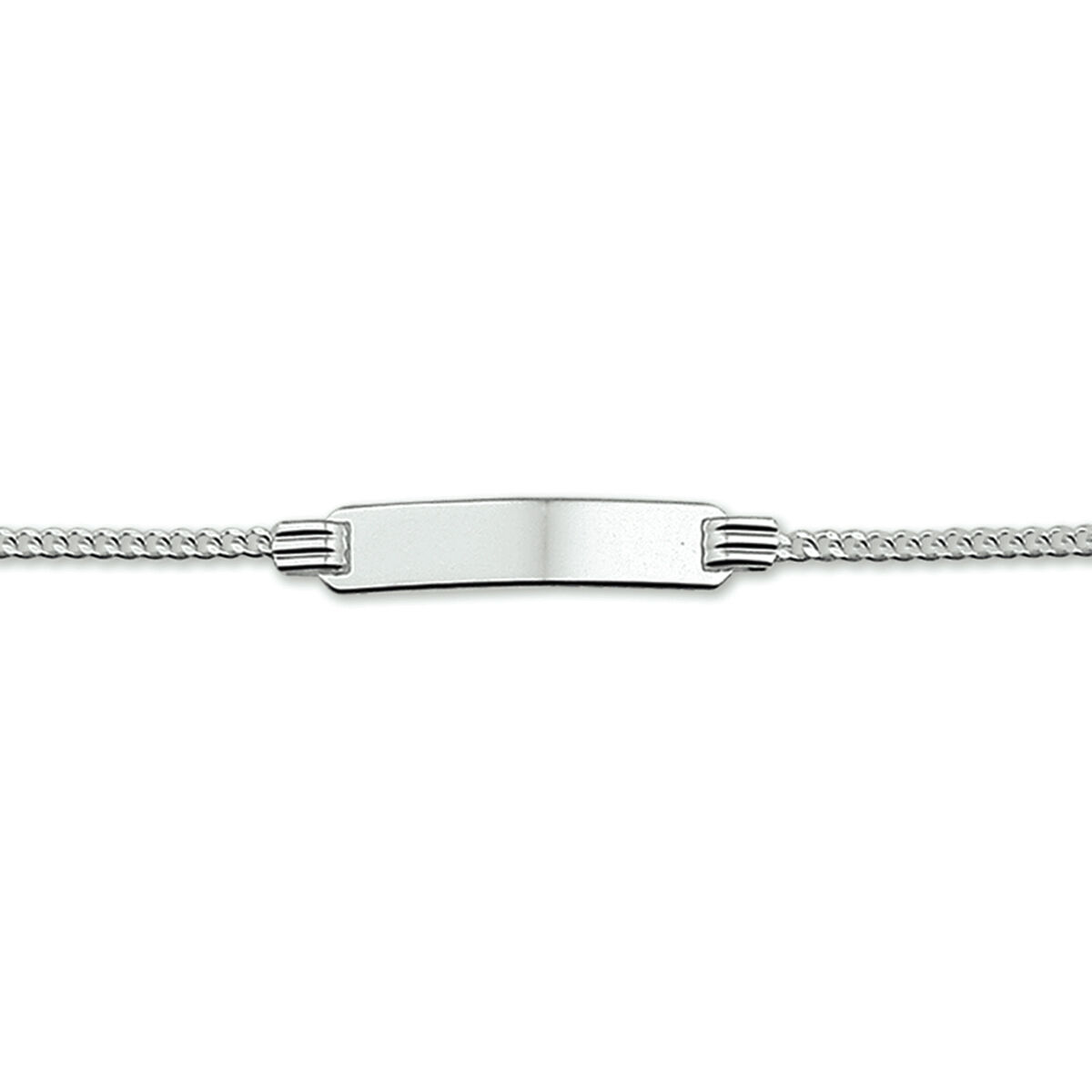 KA zilveren plaatarmband gourmette 13-15cm