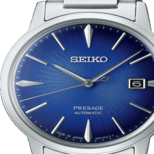 Seiko Pressage hph staal automaat blauwe plaat