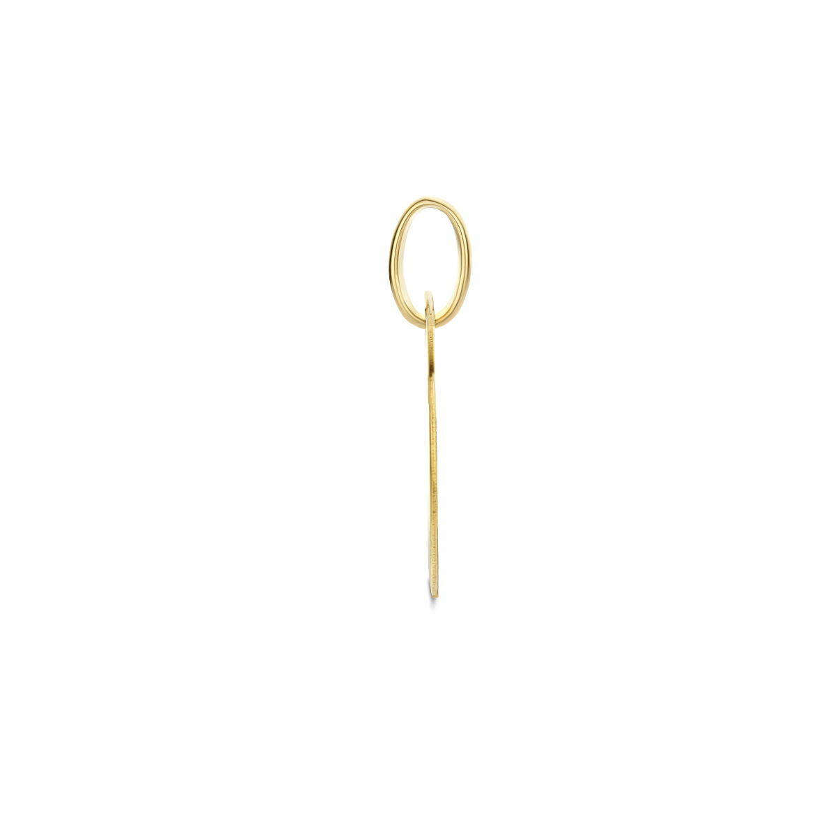 Geelgouden graveerhanger rechthoek - Afbeelding 4