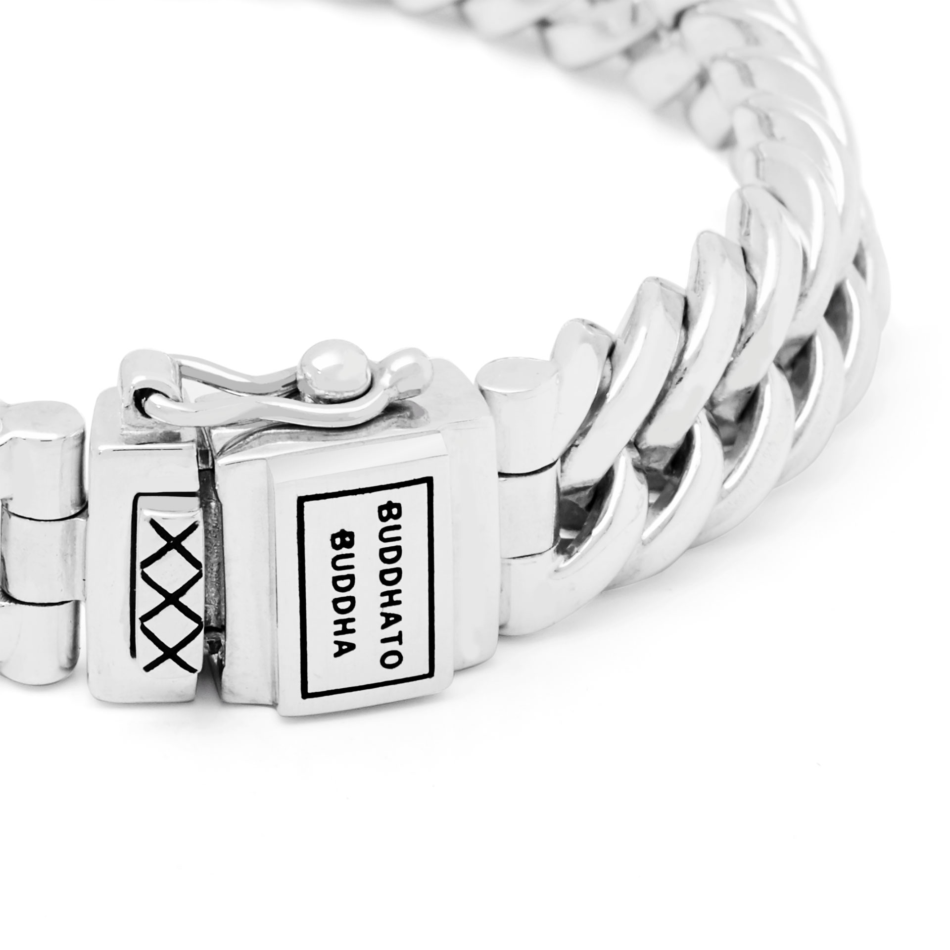 J080 E - Buddha to Buddha armband Nathalie XS zilver - Afbeelding 2