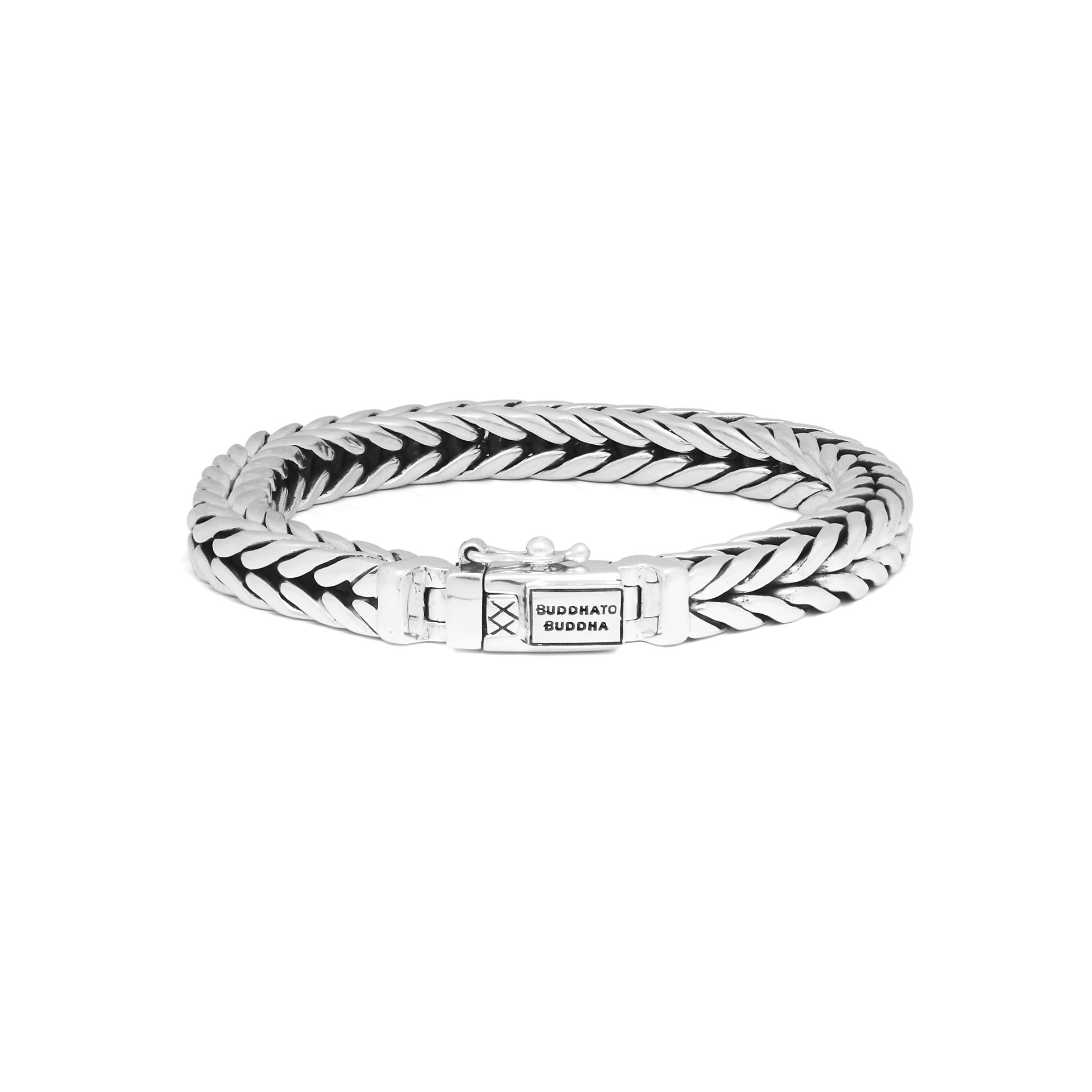 Buddha to Buddha armband Barbara zilver maat E