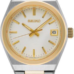 Seiko herenhorloge bicolor staal