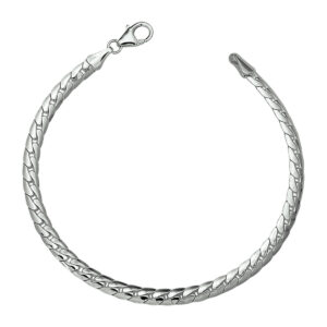 Zilveren armband Gourmette bol 19cm 4.5mm