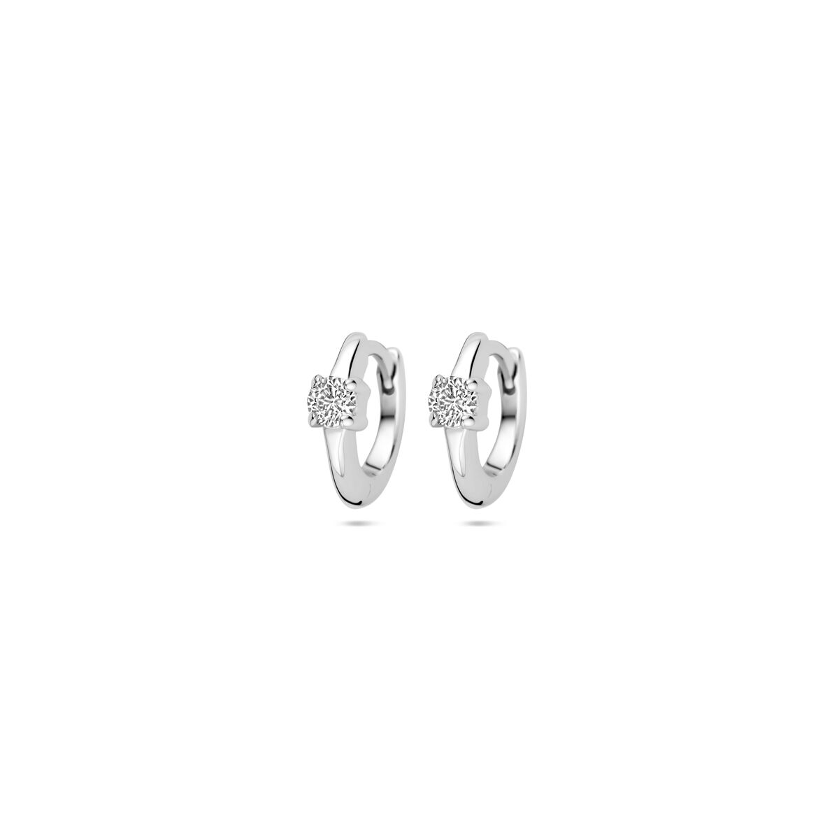 13.39726 KA zilver klapoorringen met zirkonia