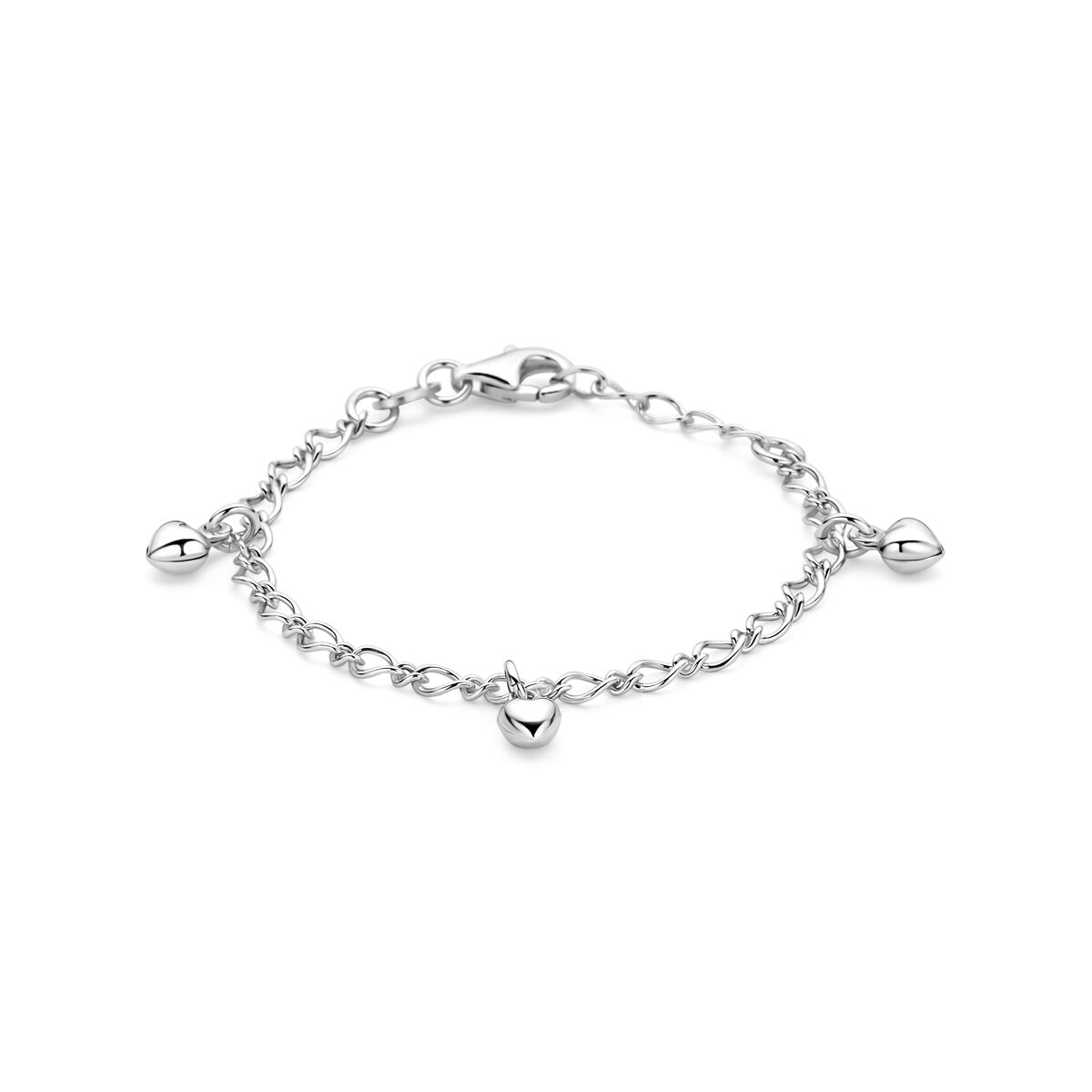 Zilveren armband harjes 11-13cm