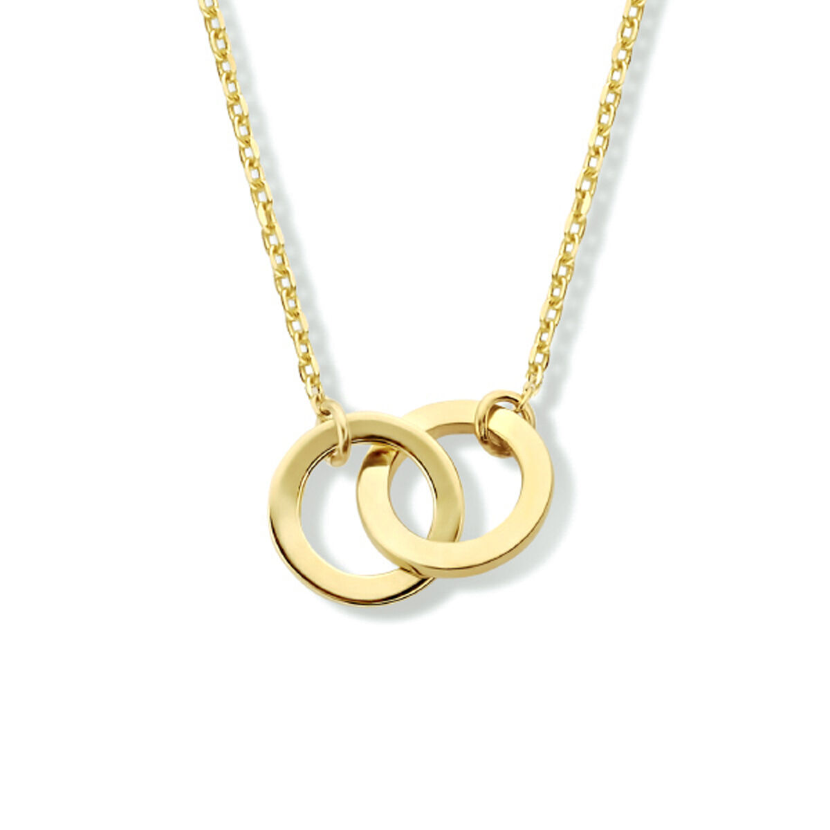 40.24413 KA gouden collier met ringen 40-44cm
