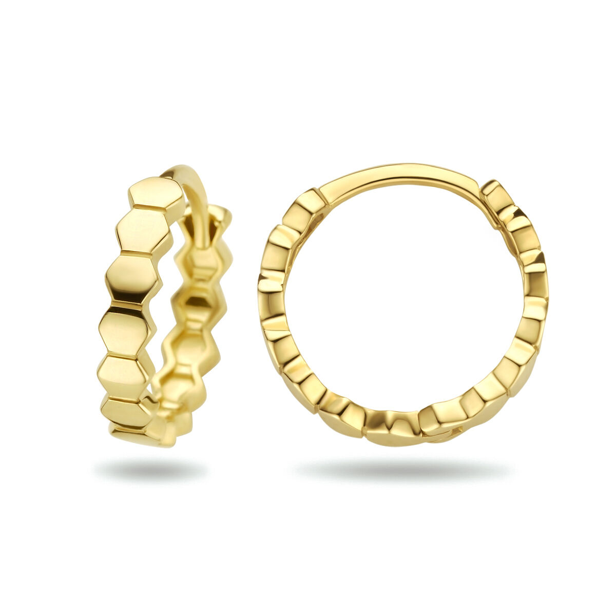 Gouden klapoorringen motief - Afbeelding 3