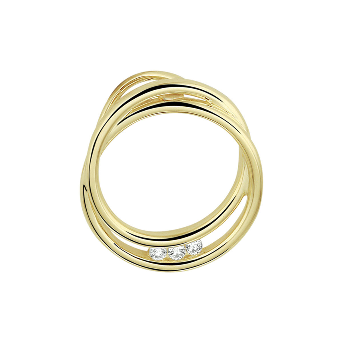 40.22844 KA gouden fantasie hanger 0.06 H-SI diamant