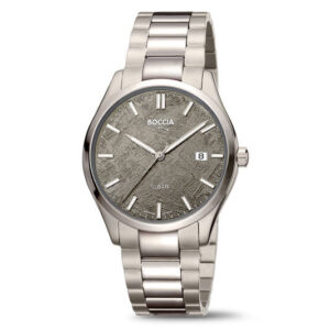 Boccia titanium herenhorloge met saffier glas