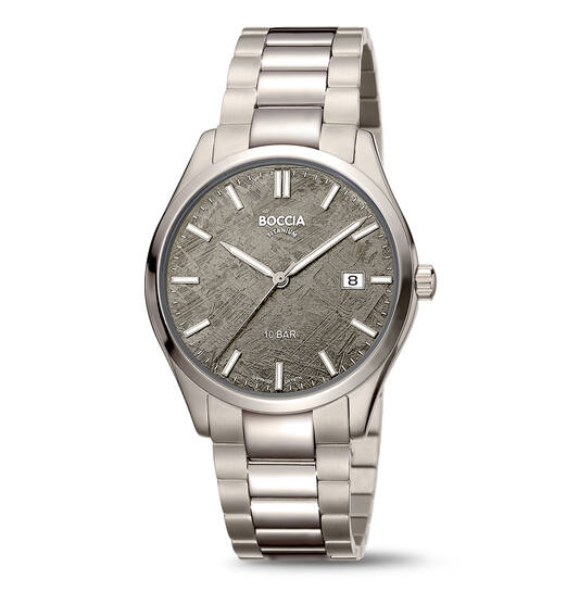 Boccia titanium herenhorloge met saffier glas