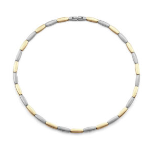 Boccia collier titanium-verguld